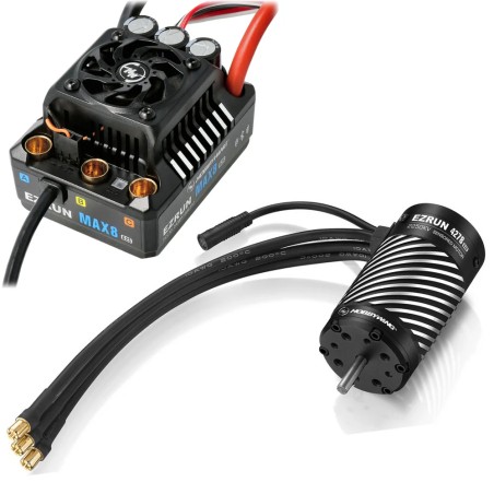 Hobbywing Combo EzRun MAX8 G2S 160A + Moteur Ezrun 4268SD G2R 2500kv Sensored HW38010606