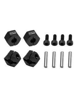 moyeu de roue en aluminium 12 mm noir GPM TRX MiniMaxx