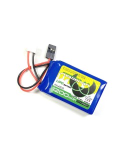 TX LiPo 2S 7.4V 1200mAh SC with Protect. (JR/FUT)