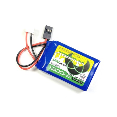 TX LiPo 2S 7.4V 1200mAh SC with Protect. (JR/FUT)