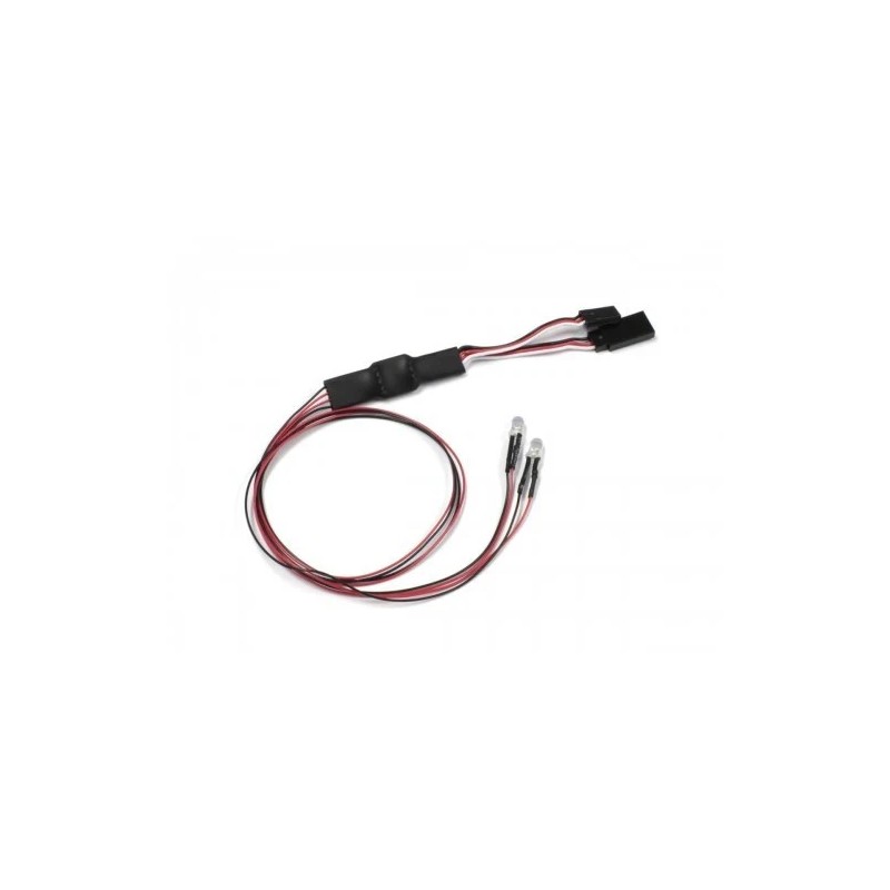 Kyosho Eclairage LED ø5mm Longueur 400mm Blanc (x2) 97054-2B