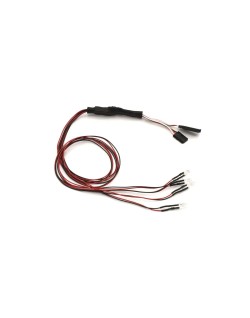 Kyosho Eclairage LED ø5mm Longueur 400mm Transparent et Rouge  97054-4CR