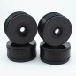 Jantes Procircuit Noires Vortex V2 (4 pièces) - PROCIRCUIT - PCY2103-B