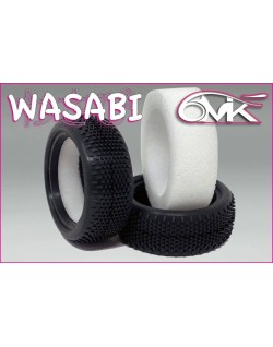 Pneus WASABI avant 4x4 + Mousses (la paire) 6-MIK