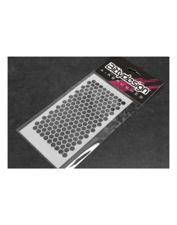 Pochoir en vinyle Bittydesign - Nid d'abeille V1 grand format