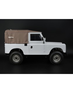 Ensemble de capote et d'arceaux Boom Racing KUDU™ en toile (sable) pour Land Rover série 88 pour BRX02 88