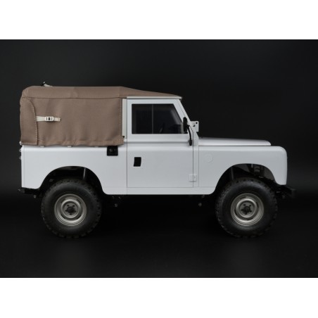 Ensemble de capote et d'arceaux Boom Racing KUDU™ en toile (sable) pour Land Rover série 88 pour BRX02 88