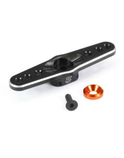 FASTRAX 23T DOUBLE SERVO HORN EN ALUMINIUM NOIR (KO/SANWA)