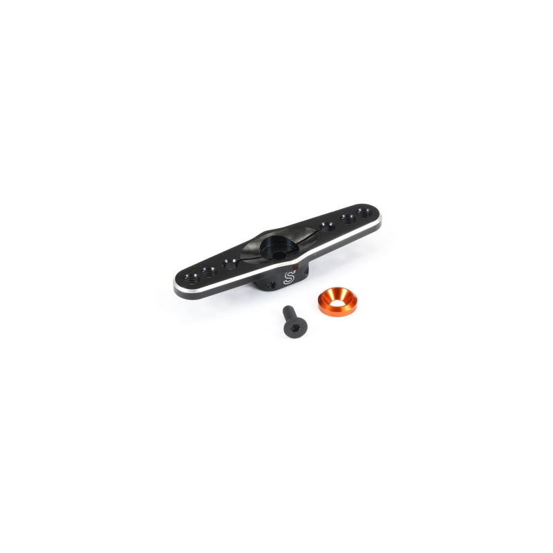 FASTRAX 23T DOUBLE SERVO HORN EN ALUMINIUM NOIR (KO/SANWA)