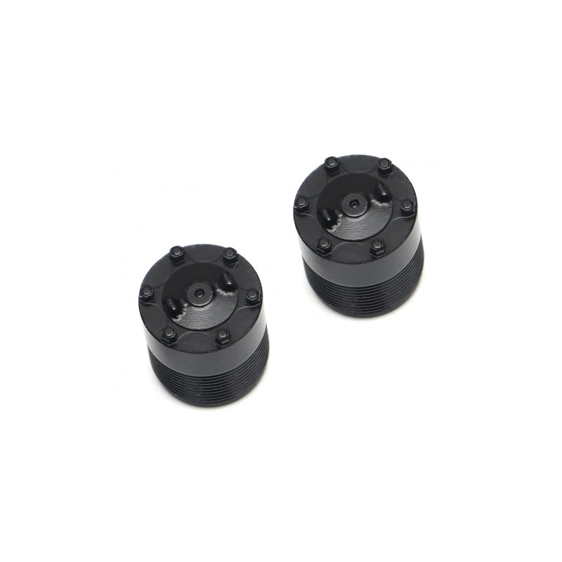 Cache-moyeu arrière Boom Racing BRW780909/COVERR pour roues Boom Racing 1,55" / 1,9" Steelie Beadlock (série XT5)