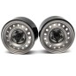 Cache-moyeu arrière Boom Racing BRW780909/COVERR pour roues Boom Racing 1,55" / 1,9" Steelie Beadlock (série XT5)