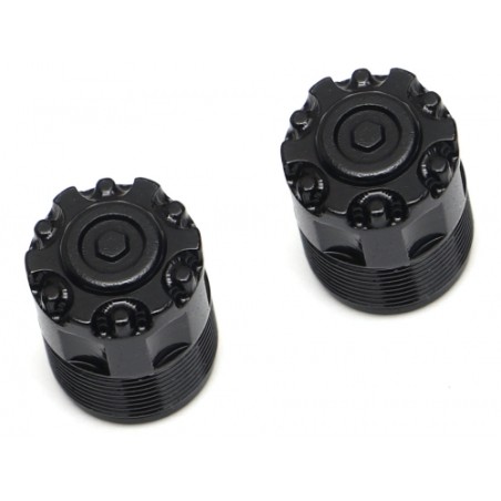 Cache moyeu central avant Boom Racing BRW780909/COVERF pour roues Boom Racing 1,55" / 1,9" Steelie Beadlock (série XT5)