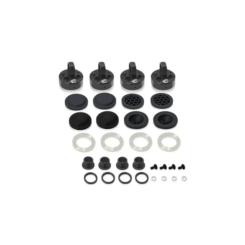 T-Work's Bouchon d'amortisseur + Membrane Pro V2 (x4) MBX8 TO-343-M