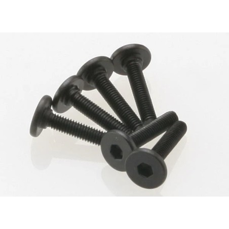 Traxxas Vis BTR 4x12mm Tete Bombée (x6) 3937