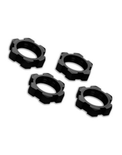 Traxxas Ecrous de Roues 17mm alu Noir (x4) 7758A