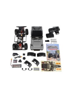 Gelande II RTR avec 2015 Land Rover Defender D90 gris RC4WD Hard Body Set