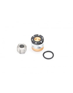 Cache-moyeu de roue universel Boom Racing en aluminium (1) - Moyeu verrouillable - Doré (série XT6)