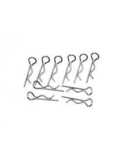 Clips de carrosserie 1 / 8eme universels (sachet de 10pcs)