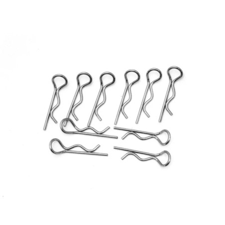 Clips de carrosserie 1 / 8eme universels (sachet de 10pcs)