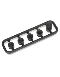 Boom Racing BRW780944 Retro Nylon Center Wheel Cap (4) (XT5 Series) w/ Tool for BRX02 109