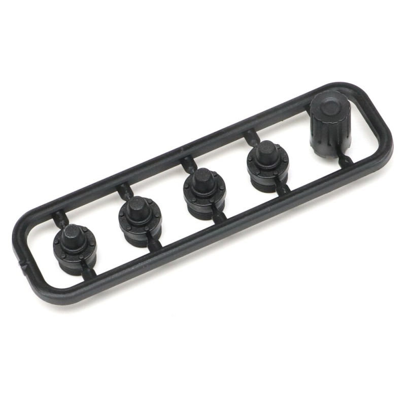 Boom Racing BRW780944 Retro Nylon Center Wheel Cap (4) (XT5 Series) w/ Tool for BRX02 109