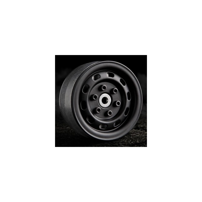 1.9 SR02 BEADLOCK WHEELS (MATT BLACK) (2)  -   GMA70174