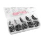 Team Corally - Jeu de vis - Vis sans tête - M3 - M4 - M5 - DIN 916 - Acier noir - Grade 12.9 - 10 tailles - 370 pièces