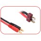Câble de charge Banane pour T-Plug 30cm