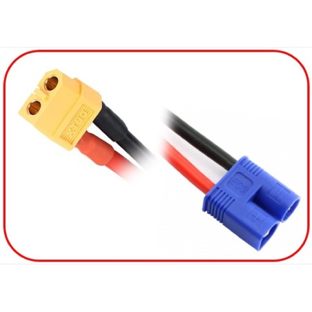 Câble de charge XT60 pour EC3 15cm