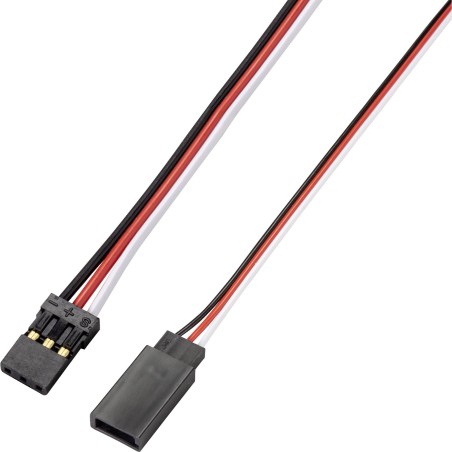 Rallonge servo Futaba avec sécurité 150mm  (10pcs)