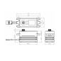 Servo Savox Monster HV Low Profil 30kg / 0,065s 7.4V