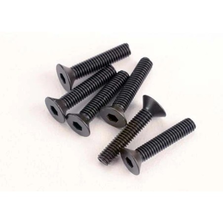 Traxxas Vis Tête Fraisée 3x15mm (x6) 2553
