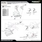 Boom Racing BRX020068 KUDU Plaque de patin avant avec manilles D-Ring pour BRX02 Version ressort à lames pour BRX02