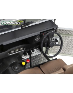 Boom Racing BRX02371S KUDU™ Stainless Steel Diamond Plate Set pour Series Land Rover® 88 & 109 (Cab Interior)
