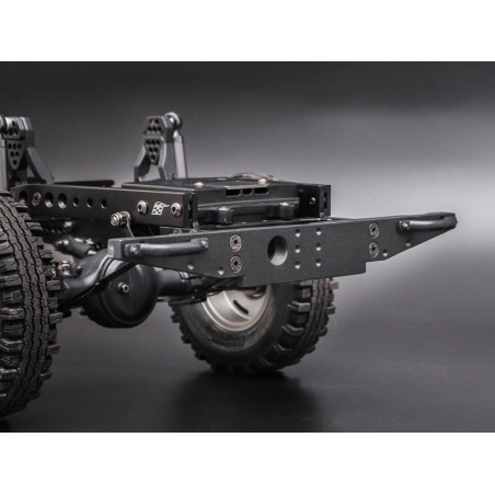 Boom Racing BRX020109R Pare-chocs arrière en aluminium noir pour BRX02 109