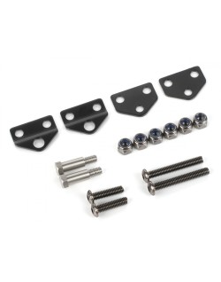 Boom Racing BRX02395 KUDU Support avant à grand dégagement pour ressorts à lames arrière BRX02
