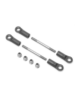 Boom Racing BRLC7064C acier inoxydable M4x40 Anti-Wrap Bar (2) pour BRX01 & BRX02 ressort à lame arrière pour BRX01