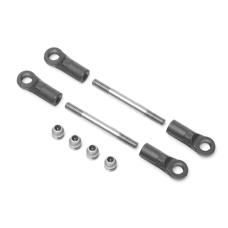 Boom Racing BRLC7064C acier inoxydable M4x40 Anti-Wrap Bar (2) pour BRX01 & BRX02 ressort à lame arrière pour BRX01
