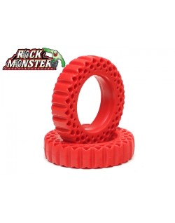 Inserts de pneu Boom Racing Rock Monster RED en silicone 90 x 21 mm pour Landy Classic