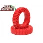 Inserts de pneu Boom Racing Rock Monster RED en silicone 90 x 21 mm pour Landy Classic