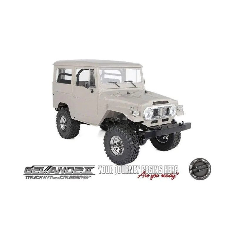 Kit camion RC4WD Gelande II avec carrosserie Cruiser -  Z-K0072