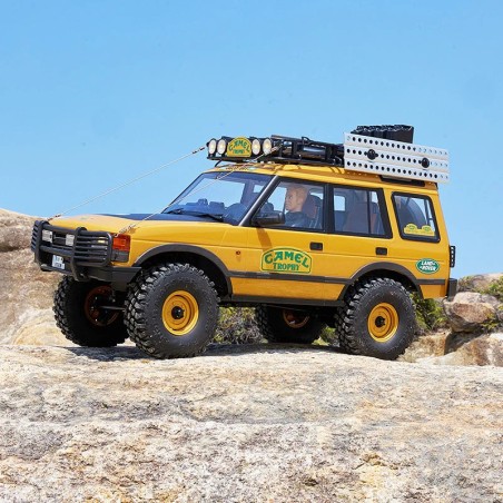 Kit Scaler ARTR pour Land Rover Discovery 1re génération FCX10 (RS) au 1/10e - Jaune