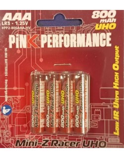 Pink Performance Batteries R3-AAA Ni-Mh 800Mah (4) UHO
