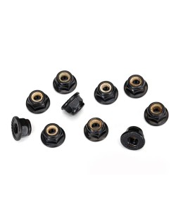 Traxxas Ecrous nylstop 4mm Noir (x10) 8347