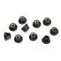 Traxxas Ecrous nylstop 4mm Noir (x10) 8347