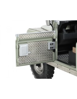 plaques diamantées en acier inoxydable Boom Racing KUDU™ pour Land Rover® Series 88 et 109