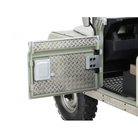 plaques diamantées en acier inoxydable Boom Racing KUDU™ pour Land Rover® Series 88 et 109