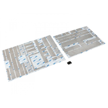 plaques diamantées en acier inoxydable Boom Racing BRX02372S KUDU™ pour Land Rover® série 109 (lit arrière)
