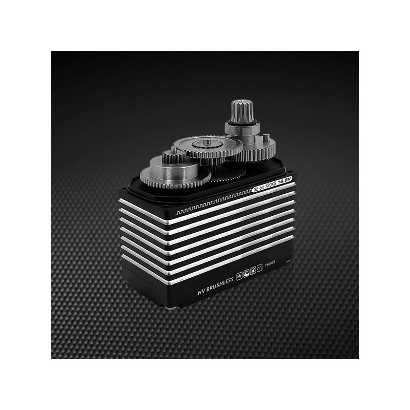 Servomoteur Power HD WB-120KG 12,6 V Boîtier aluminium MG 120 kg/0,10 s (grande échelle)