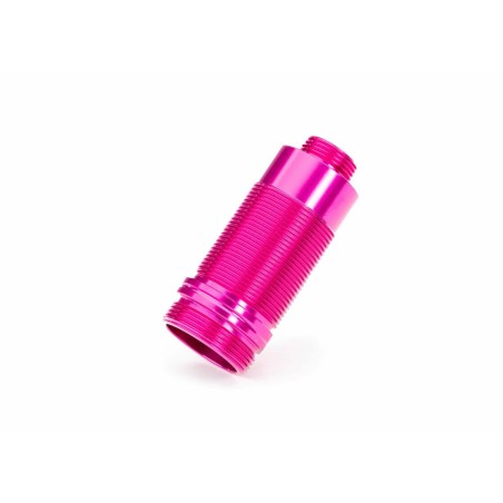 CORPS D’AMORTISSEUR LONG GTR, ALU ANODISES ROSE (X1)